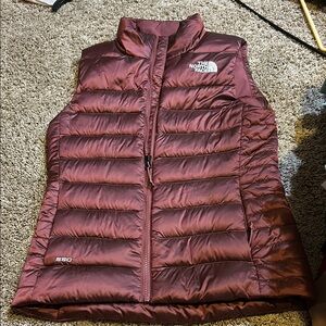 The North Face Women's Maroon Puffer Vest